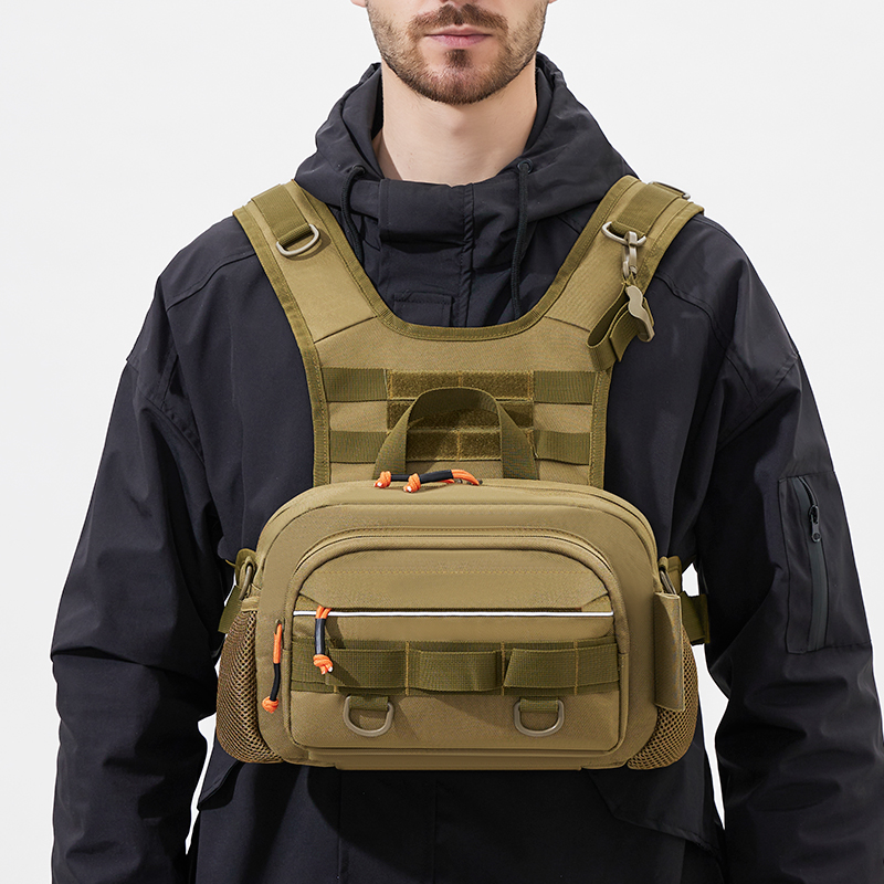 Men Chest Bag Tactical Fishing - Fishing Lure Box avaliação e preço