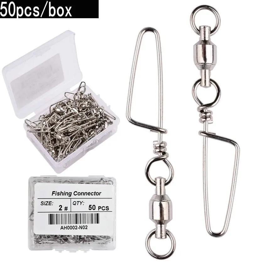 50pcs Fishing Ball Bearing Swi - Fishing Lure Box avaliação e preço