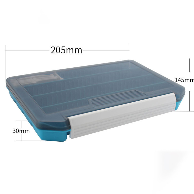 Six color single-layer inserte - Fishing Lure Box avaliação e preço