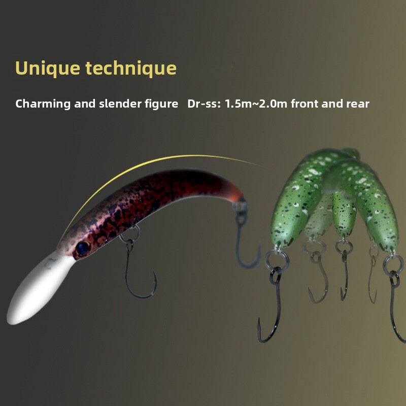MUKUN 1PCS Mini Minnow Wobbler - Fishing Lure Popper avaliação e preço