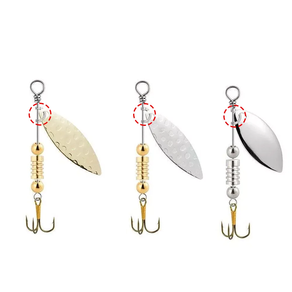 100pcs Fishing U Shaped Fixed  - Fishing Lure Spinnerbait avaliação e preço