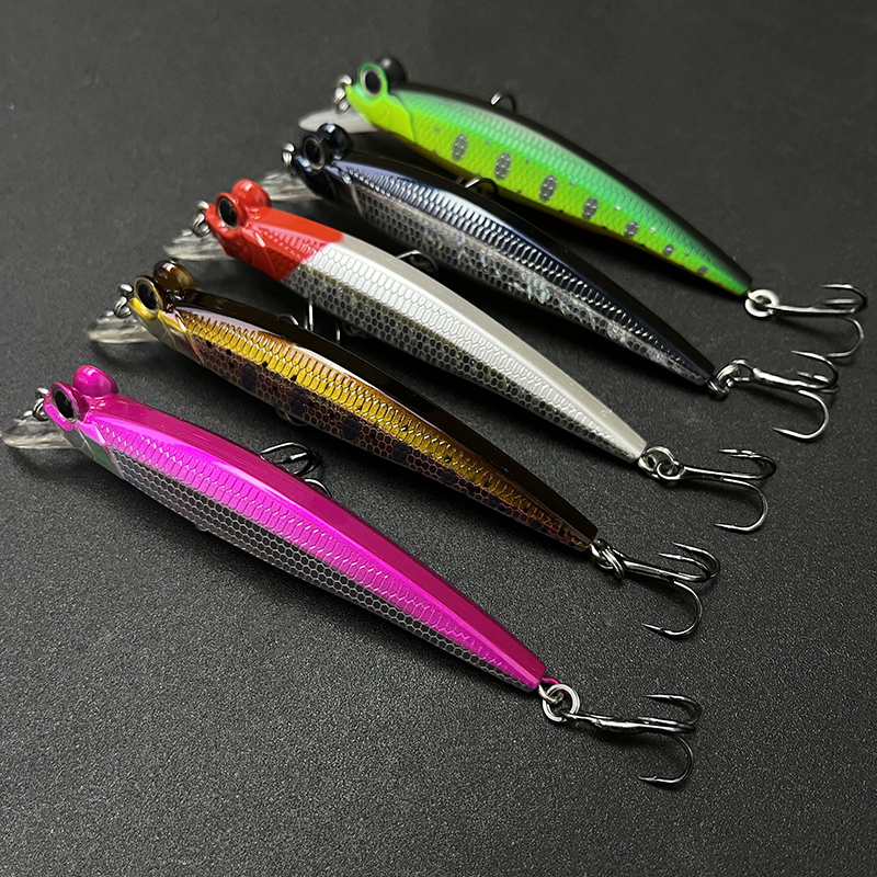 90mm 10g Slow Sinking Jerkbait - Fishing Lure Jerkbait avaliação e preço